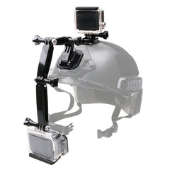 Helmet Front Mount Bundle Set for GoPro, Insta360, DJI and Other Action Cameras, Mount Bundle Set
