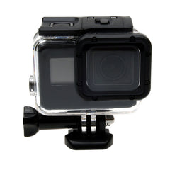 For GoPro HERO6 /5 30m Waterproof Housing Protective Case + Hollow Back Cover with Buckle Basic Mount & Screw, No Need to Disassemble Lens(GP413), Housing Case+ Back cover