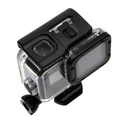 For GoPro HERO6 /5 30m Waterproof Housing Protective Case + Hollow Back Cover with Buckle Basic Mount & Screw, No Need to Disassemble Lens(GP413), Housing Case+ Back cover