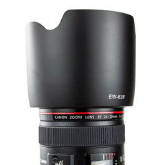 EW-83F Lens Hood Shade for Canon Camera EF 24-70mm f/2.8L USM I Lens, EW-83F