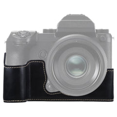 1/4 inch Thread PU Leather Camera Half Case Base for FUJIFILM GFX 50S, For FUJIFILM GFX 50S