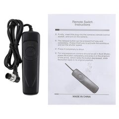 Cuely MC-30 Remote Switch Shutter Release Cord for Nikon D810 / D820 / D5 / D4, MC-30