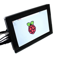 WAVESHARE 10.1inch HDMI LCD (B) Resistive Touch Screen, HDMI interface with Case, Supports Multi mini-PCs, 10.1inch HDMI LCD (B) (with case)