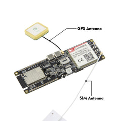 TTGO T-SIM7600E-H ESP32 WiFi Bluetooth 18560 Battery Holder Solar Charge Module Development Board, T-SIM7600E-H
