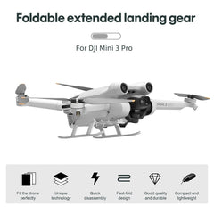 STARTRC Folding Anti-fall Anti-dirt Heightened Landing Gear Training Rack for DJI Mini 3 Pro, For DJI Mini 3 Pro