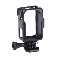 For DJI Osmo Action 3 Vertical Plastic Protective Frame Cage with Cold Shoes, For DJI Osmo Action 3