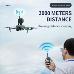 STARTRC Drone Megaphone Wireless Portable Speaker 3KM Control for DJI Mavic / Air / Mini Series, 3KM Control