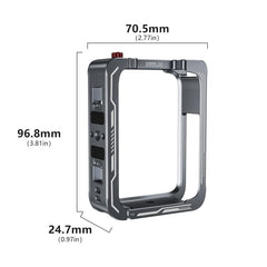 For DJI Osmo 360 STARTRC Metal Cage Frame with Cold Shoe, For DJI Osmo 360