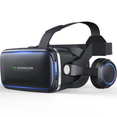 VR SHINECON G04E Virtual Reality 3D Video Glasses Suitable for 3.5 inch - 6.0 inch Smartphone with HiFi Headset