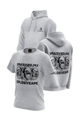 XAPE De-Evolve Hoodie & Tee Combo - Sports Grey
