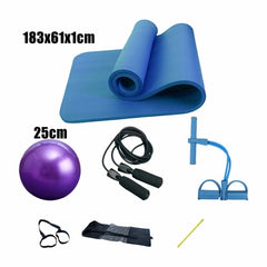 Deluxe 5-Piece Yoga & Fitness Set – Bands, Mat, Pilates & Stretching Kit