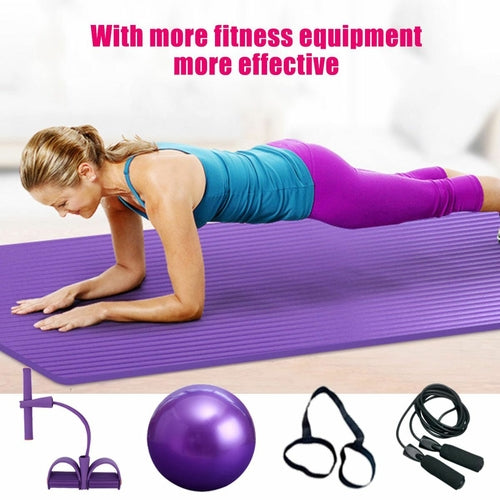 Deluxe 5-Piece Yoga & Fitness Set – Bands, Mat, Pilates & Stretching Kit