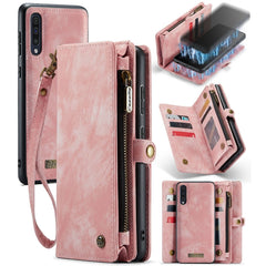 CaseMe-008 Detachable Multifunctional Horizontal Flip Leather Case with Card Slot & Holder & Zipper Wallet & Photo Frame, For Samsung Galaxy A70, For Samaung Galaxy A30S/A50S/A50