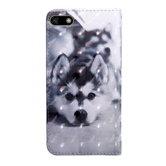 3D Painting Pattern Coloured Drawing Horizontal Flip TPU + PU Leather Case with Holder & Card Slots & Wallet, For Huawei Y5 Lite 2018 / Y5 2018, For Huawei Y7 2019 / Y7 Pro 2019 / Y7 Prime 2019 / Enjoy 9