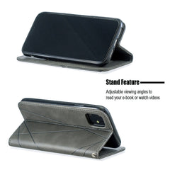 Rhombus Texture Horizontal Flip Magnetic Leather Case with Holder & Card Slots & Wallet, For iPhone 11
