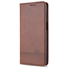AZNS Magnetic Calf Texture Horizontal Flip Leather Case with Card Slots & Holder & Wallet, For Samsung Galaxy M51 (Side Fingerprint)