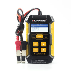 KONNWEI KW510 3 in 1 Car Battery Tester / Charger / Repairer, Support 8 Languages, KW510(EU Plug), KW510(US Plug)