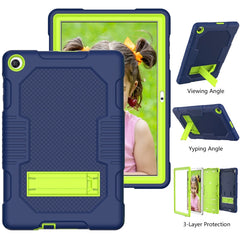 Contrast Color Robot Shockproof Silicone + PC Protective Case with Holder, For Huawei MatePad T10, For Huawei MatePad T8 8.0(2020)