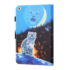 Sewing Thread Horizontal Painted Flat Leather Case with Pen Cover & Anti Skid Strip & Card Slot & Holder & Sleep / Wake-up Function, For iPad Air 2, For iPad 9.7 (2018) / (2017)
