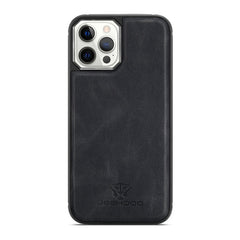 JEEHOOD Retro Magnetic Detachable Leather Case with Wallet & Card Slot & Holder, For iPhone 12 mini, For iPhone 12 / 12 Pro, For iPhone 12 Pro Max