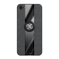 XINLI Stitching Cloth Textue Shockproof TPU Protective Case with Ring Holder, For iPhone 8 / 7, For iPhone 8 Plus / 7 Plus, For iPhone X / XS, For iPhone XR