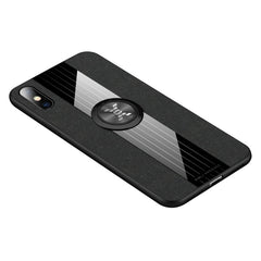 XINLI Stitching Cloth Textue Shockproof TPU Protective Case with Ring Holder, For iPhone XS Max, For iPhone 6 / 6s, For iPhone 6 Plus / 6s Plus