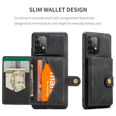 JEEHOOD Retro Magnetic Detachable Protective Case with Wallet & Card Slot & Holder, For Samsung Galaxy A52 5G, For Samsung Galaxy A72 5G, For Samsung Galaxy A42 5G, For Samsung Galaxy A51 5G