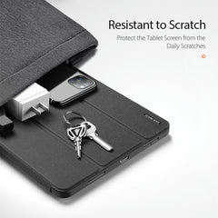 DUX DUCIS Domo Series Horizontal Flip Magnetic TPU + PU Leather Case with Three-folding Holder & Pen Slot & Sleep / Wake-up Function, iPad Pro 11 (2021)/(2020), iPad Pro 12.9 2021 / 2020