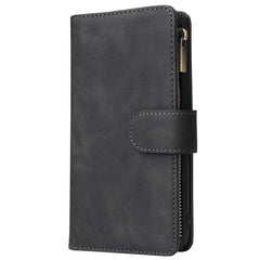 Multifunctional Retro Frosted Horizontal Flip Leather Case with Card Slot & Holder & Zipper Wallet & Photo Frame & Lanyard, For iPhone XR, For iPhone 11 Pro Max