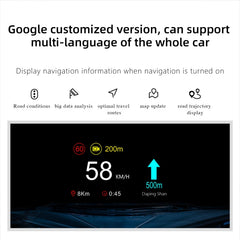 T1 5.1 inch Car HUD Head-up Display Overspeed Alarm / Remaining Battery Percentage Display for Tesla Model 3 / Y, T1 HUD