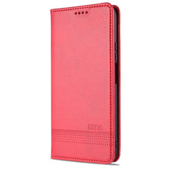AZNS Magnetic Calf Texture Horizontal Flip Leather Case with Card Slots & Holder & Wallet, For Huawei P smart 2021, For Huawei Y7a, For Huawei Enjoy 20 SE 4G