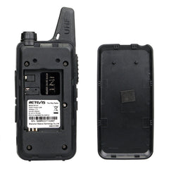 1 Pair RETEVIS RT22S US Frequency 22CHS FRS License-free Two Way Radio Handheld Walkie Talkie, US Plug, RT22S