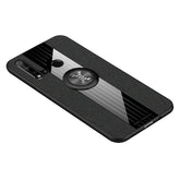 XINLI Stitching Cloth Textue Shockproof TPU Protective Case with Ring Holder, For Huawei nova 5i, For Huawei nova 5i Pro, For Huawei P20, For Huawei P20 lite