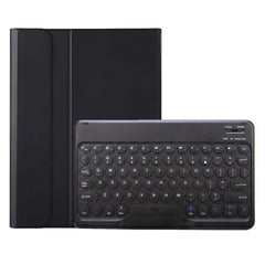 YA11B 2021 Detachable Lambskin Texture Round Keycap Bluetooth Keyboard Leather Case with Pen Slot & Stand, For iPad Pro 11 2021 / Air4 / Air5 / Pro 11