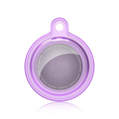 All-inclusive Clear Crystal Shockproof Protective Cover Case with Keychain Hook Loop, For AirTag 2nd Gen / AirTag 1st Gen