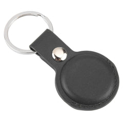 For AirTag 2nd Gen / AirTag 1st Gen Shockproof Anti-scratch Leather Protective Case Cover with Hang Loop Key Chain