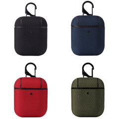 Business Cloth Earphone Protective Case with Hook, For AirPods 1 / 2, For AirPods Pro