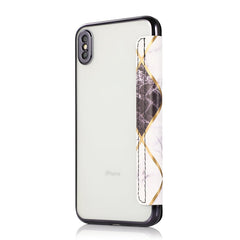 Bronzing Plating PU + TPU Horizontal Flip Leather Case with Holder & Card Slot, For iPhone XS Max, For iPhone XR, For iPhone X / XS, For iPhone 8 Plus & 7 Plus, For iPhone 6 Plus & 6s Plus, For iPhone 6 & 6s