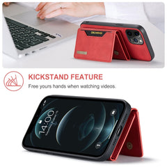 DG.MING M2 Series 3-Fold Multi Card Bag + Magnetic Back Cover Shockproof Case with Wallet & Holder Function, For iPhone 12 / 12 Pro, For iPhone 12 Pro Max