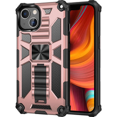 Armor Shockproof TPU + PC Magnetic Protective Case with Holder, For iPhone 13, For iPhone 13 Pro, For iPhone 13 Pro Max