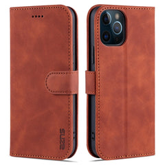 AZNS Skin Feel Calf Texture Horizontal Flip Leather Case with Card Slots & Holder & Wallet, For iPhone 12 Pro, For iPhone 12 Pro Max