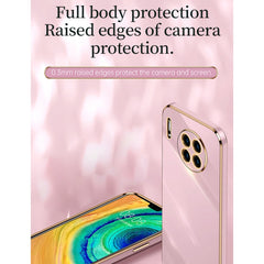 XINLI Straight Edge 6D Electroplate TPU Phone Case, For Huawei Mate 30, For Huawei Mate 30 Pro, For Huawei Mate 40