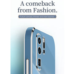 XINLI Straight Edge 6D Electroplate TPU Phone Case, For Huawei P30 Pro, For Huawei P30 Lite, For Huawei P40