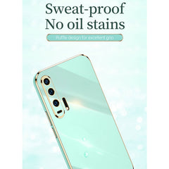 XINLI Straight Edge 6D Electroplate TPU Phone Case with Ring Holder, For Honor 20 Pro, For Honor 20 Lite, For Honor 30