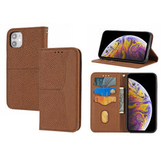 Woven Texture Stitching Magnetic Horizontal Flip PU Leather Case with Holder & Card Slots & Wallet & Lanyard, For iPhone 12 / 12 Pro, For iPhone 12 Pro Max, For iPhone 13 mini, For iPhone 13