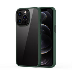 Ming Shield Hybrid Frosted Transparent PC + TPU Scratchproof Shockproof Case, For iPhone 13 Pro Max