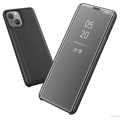 Plated Mirror Horizontal Flip Leather Case with Holder, For iPhone 13, For iPhone 13 Pro, For iPhone 13 Pro Max, For OnePlus Nord 2 5G, For OnePlus N200 5G