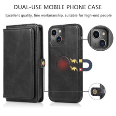 Strong Magnetic Detachable Horizontal Flip Leather Case with Card Slots & Wallet, For iPhone 13, For iPhone 13 Mini, For iPhone 13 Pro, For iPhone 13 Pro Max