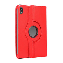360 Degree Rotation Litchi Texture Flip Leather Case with Holder, For iPad mini 6 / mini 2024