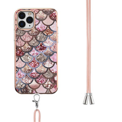 Electroplating Pattern IMD TPU Shockproof Case with Neck Lanyard, For iPhone 11 Pro, For iPhone 11 Pro Max, For iPhone XS / X, For iPhone XR